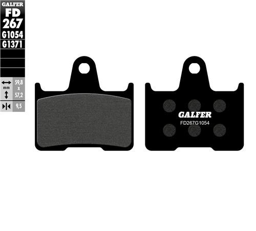 Galfer Тормозные колодки FD267 G1054