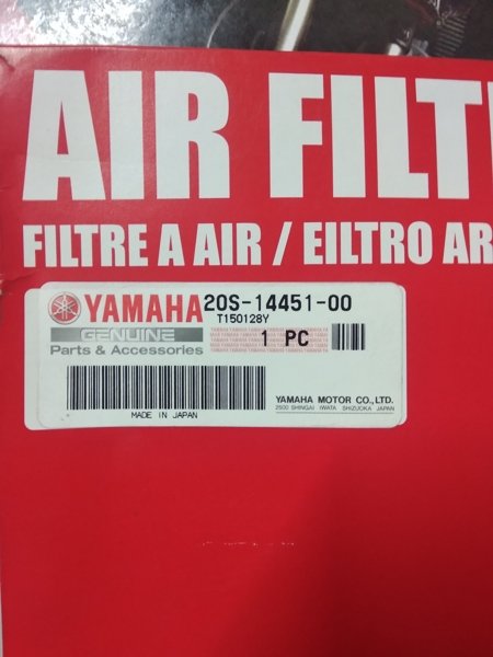 Оригинальный воздушный фильтр для Yamaha  FZ6R 2009-2014, 20S-14451-00-00, может быть заменен HFA4615