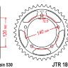Sunstar Звезда задняя  1-5500-43 , аналог JTR1800.43