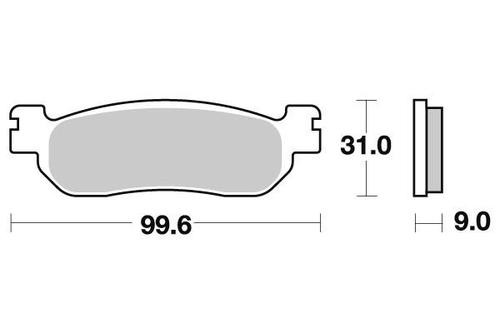 SBS Тозмозные колодки 728 HF