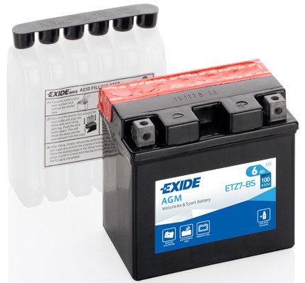 Exide YTZ7-bs аккумулятор необслуживаемый, аналог  0092M60090, CT1207.2