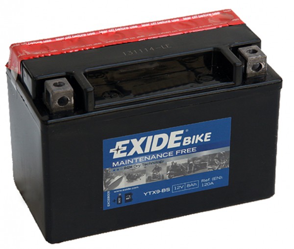 Exide YTX9-BS  аккумулятор необслуживаемый, аналог  0092M60100, CT1209