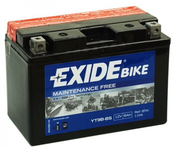 Exide YT9B-4 (YT9B-BS)  аккумулятор необслуживаемый, аналог  0092M60130, CT1209.1