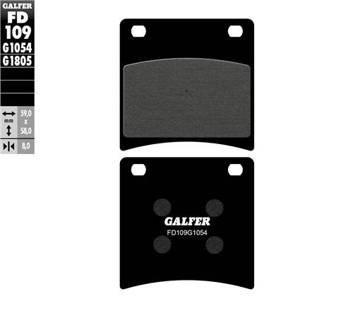Galfer Тормозные колодки FD109 G1054