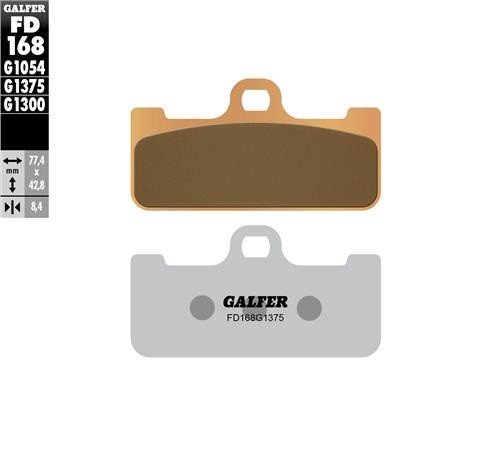 Galfer Тормозные колодки FD168 G1375