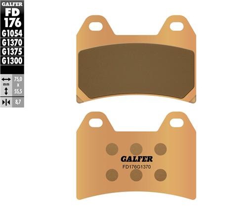 Galfer Тормозные колодки FD176 G1370